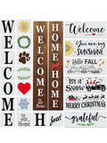 Tall Welcome signs